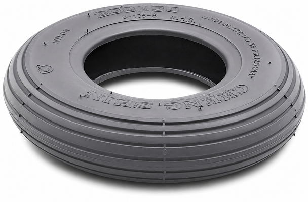 Pneumatic Rib Tread 200x50 Grey Mobility Scooter Electric Wheelchair Tyre