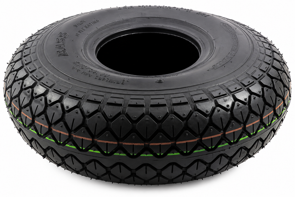 400x4 Black Block Tread Mobility Scooter Tyre 4.00-4 Diamond Tread