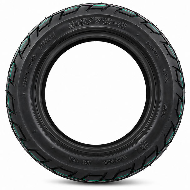 90/70-6 TGA Vita Midi Low Profile Black Pneumatic Mobility Scooter Tyre
