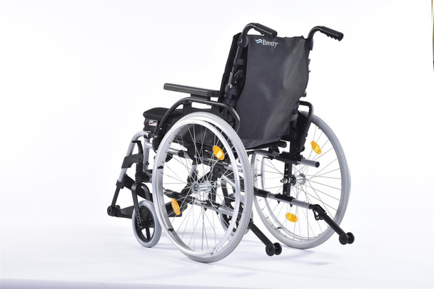 Breezy Basix 2 18" Self Propel Wheelchair Crash Tested