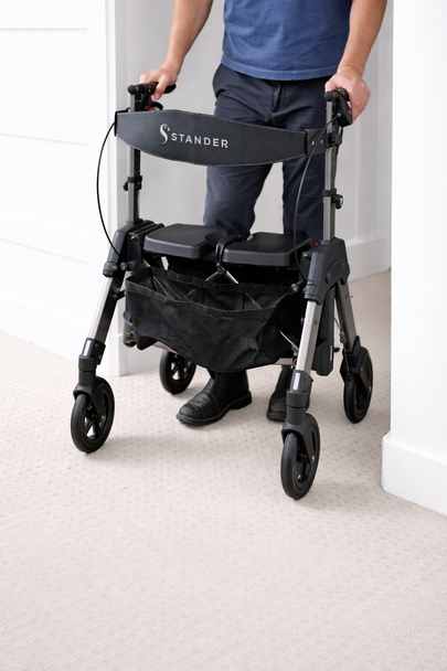 Stander EZ Fold N Go Rollator - HEAVY DUTY up to 35 stone