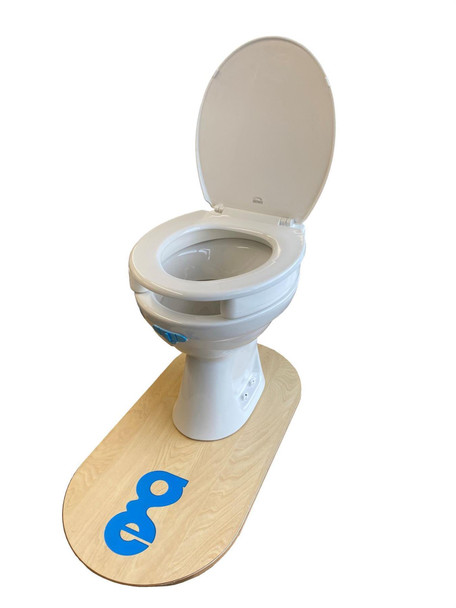 Prima Lift 2 inches Toilet Seat Raiser Use With Existing Toilet Seat