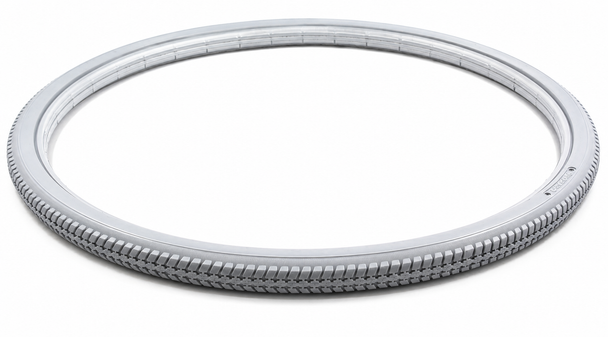 Urathon Solid grey 22" x 1 3/8" Wheelchair Tyre 37-501