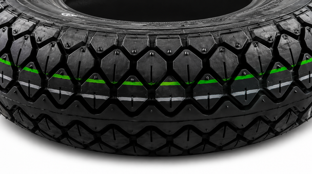 4.10/3.50-5 Black Pneumatic Diamond Tread Mobility Scooter Tyre 410/350-5