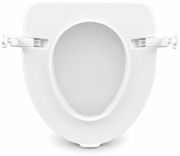 Atlantis Raised Toilet Seat with Lid – 10cm Height Boost