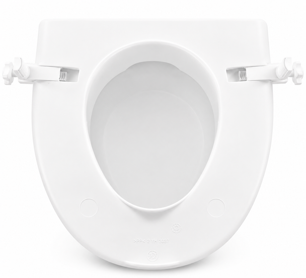 Atlantis Raised Toilet Seat with Lid – 15cm Height Boost