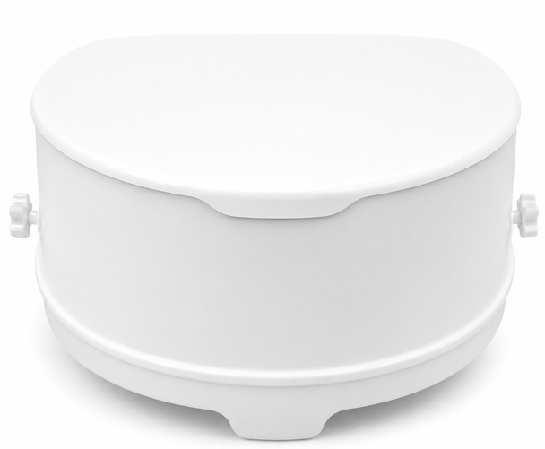 Atlantis Raised Toilet Seat with Lid – 15cm Height Boost
