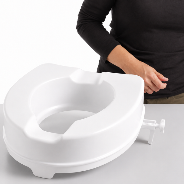 Atlantis Raised Toilet Seat – 10cm Height Boost SWL 225kg