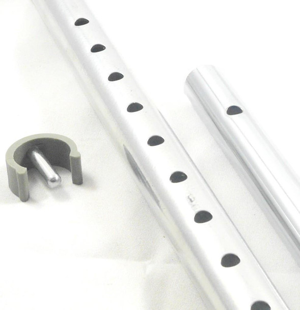 Quad Cane Small Base Swan Neck Walking Aid Height Adjustable