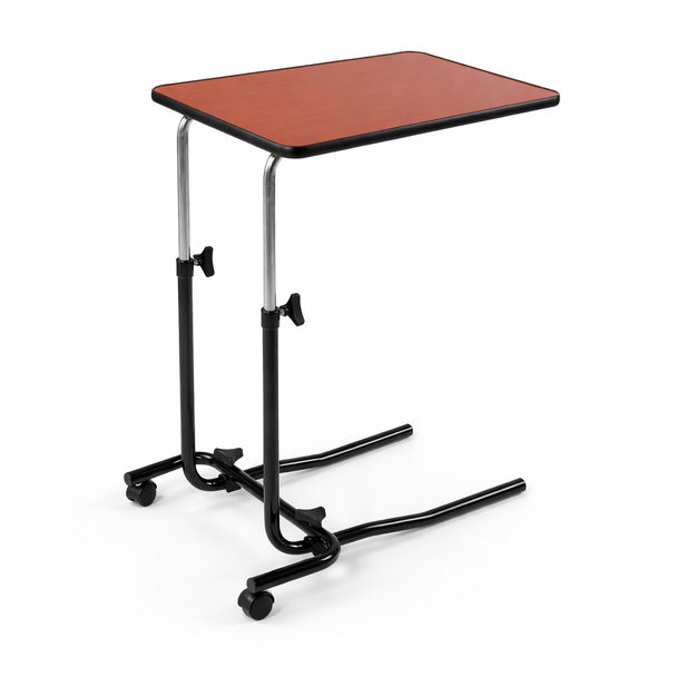 NRS Healthcare 2 Castor Over Bed Chair Adjustable Table