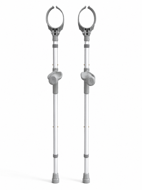 Elbow Crutches with Anatomic Grip Sturdy Lightweight Aluminium