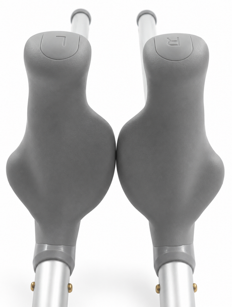 Elbow Crutches with Anatomic Grip Sturdy Lightweight Aluminium