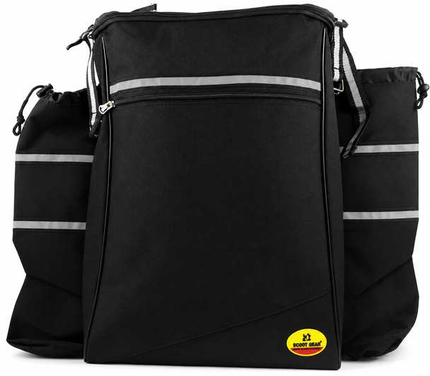 Large Strap On Mobility Scooter Bag with Stick Holders