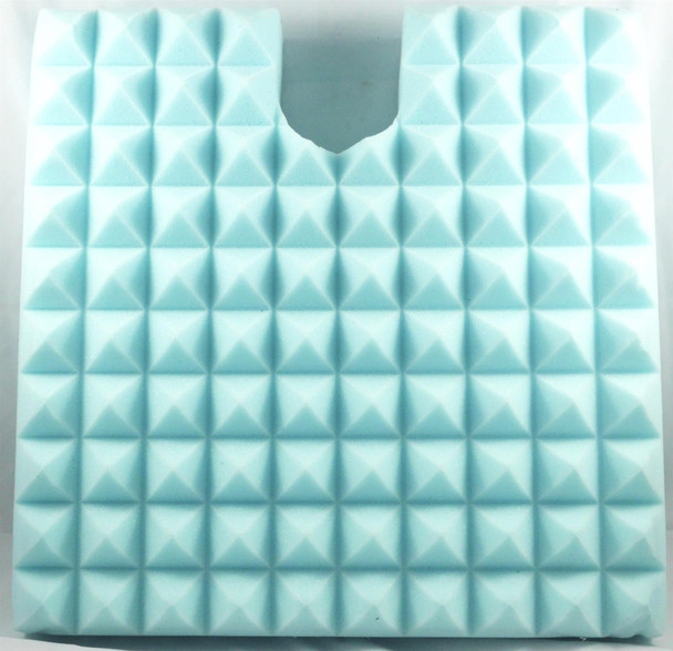Pyratex Wheelchair Cushion 18"/18"/3" With AirTech Cover & Coccyx Cut Out