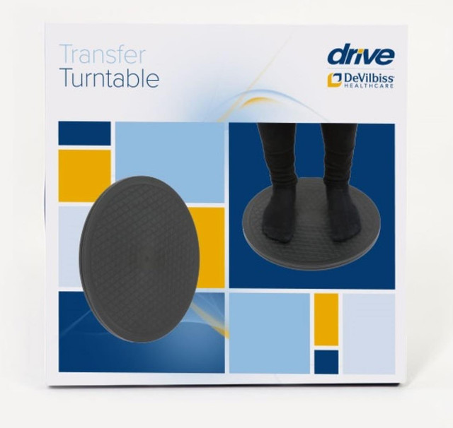 Drive Stand on Rotating Swivel Transfer Turntable Board for Moving