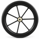 Colson 315mm Black low profile Rear Wheel for NHS Style Wheelchair 12 1/2"