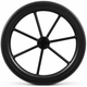 Colson 315mm Black low profile Rear Wheel for NHS Style Wheelchair 12 1/2"