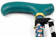 Deluxe Premium Folding Walking Cane – Adjustable, Lightweight, Blue Floral Design