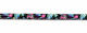Deluxe Premium Walking Cane – Height Adjustable, Lightweight, Black Floral