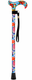 Deluxe Premium Walking Cane – Height Adjustable, Lightweight, Summer Floral