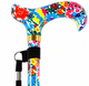 Deluxe Premium Walking Cane – Height Adjustable, Lightweight, Summer Floral