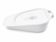 Slipper Bed Pan with Lid Integrated Handle Suitable for Both Men & Women