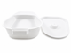 Slipper Bed Pan with Lid Integrated Handle Suitable for Both Men & Women