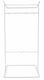 Urine & Catheter Bag Floor Holder Stable Hygienic for Drainage Bags Easy-Clean Portable