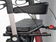 Carbon Fibre Rollator Space CF Purple Walker Backrest & Seat Medium 55cm 5kg