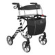 Space LX Aluminium Lightweight Rollator Medium 55 Zebra