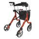 Space LX Aluminium Lightweight Rollator Large 62 Red Peony