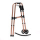 Easyfold Height Adjustable Compact Wheeled Walker Rose Gold