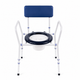 NRS Dovedale Height Adjustable Commode Chair Lightweight Toileting Aid