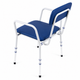 NRS Dovedale Height Adjustable Commode Chair Lightweight Toileting Aid