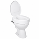 Ticco 2G Raised Toilet Seat with Lid (10cm/4") for Elderly & Disabled