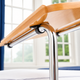 NRS Divan Overbed Table Sliding Tilting & Height Adjustable