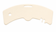 Curved Banana Shaped Transfer Board Safe Lightweight Wheelchair Bed Car SWL 150kg