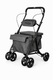 Mobility Shopping Trolley with Brakes Rumba Deluxe in Grey