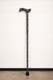 Floral Folding Walking Stick Cane Height Adjustable in William Morris Derby Handle