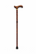 Birds Eye Pattern Folding Walking Stick Cane Height Adjustable Derby Handle