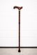 Birds Eye Pattern Folding Walking Stick Cane Height Adjustable Derby Handle
