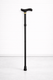 Black Folding Walking Stick Cane Height Adjustable Derby Handle With Clip
