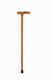 Wooden Economy Walking Stick Scorched Beech Derby Handle
