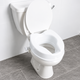 Linton Plus 4" Raised Toilet Seat with Lid – Comfortable Secure & Easy-Fit Toilet Aid