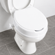 Linton Plus 4" Raised Toilet Seat with Lid – Comfortable Secure & Easy-Fit Toilet Aid