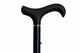 Carbon Fibre Folding Walking Stick Cane Height Adjustable in Blue Diamond Derby Handle