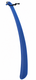 Blue Plastic Long Handled Shoehorn with Hook 17,5" (44cm)