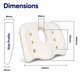 Ergonomic Coccyx Seat Cushion Pressure Relief Cut-Out