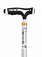 Aidapt Folding Walking Stick Seat Cane Portable Perching Seat with Torch Light