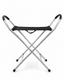 Black 34" Quattro Folding Seat Stick Mobility Aid with Four Feet